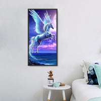 Licorne Diy Kits Acrylique Peintures Par Numéros Pour Adulte Enfant MJ1658