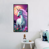 Licorne Diy Kits Acrylique Peintures Par Numéros Pour Adulte Enfant MJ1659