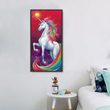 Licorne Diy Kits Acrylique Peintures Par Numéros Pour Adulte Enfant MJ1660