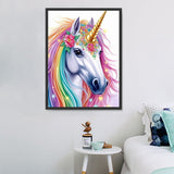 Licorne Diy Kits Acrylique Peintures Par Numéros Pour Adulte Enfant MJ1661