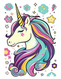 Licorne Diy Kits Acrylique Peintures Par Numéros Pour Adulte Enfant MJ1663
