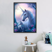 Licorne Diy Kits Acrylique Peintures Par Numéros Pour Adulte Enfant MJ1665