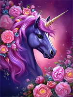 Licorne Diy Kits Acrylique Peintures Par Numéros Pour Adulte Enfant MJ1668