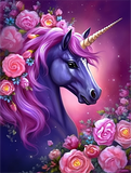 Licorne Diy Kits Acrylique Peintures Par Numéros Pour Adulte Enfant MJ1668