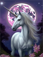 Licorne Diy Kits Acrylique Peintures Par Numéros Pour Adulte Enfant MJ1669