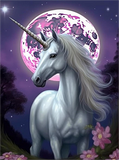 Licorne Diy Kits Acrylique Peintures Par Numéros Pour Adulte Enfant MJ1669