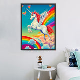 Licorne Diy Kits Acrylique Peintures Par Numéros Pour Adulte Enfant MJ1670