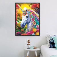 Licorne Diy Kits Acrylique Peintures Par Numéros Pour Adulte Enfant MJ1672