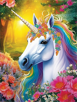 Licorne Diy Kits Acrylique Peintures Par Numéros Pour Adulte Enfant MJ1673