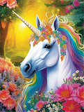 Licorne Diy Kits Acrylique Peintures Par Numéros Pour Adulte Enfant MJ1673
