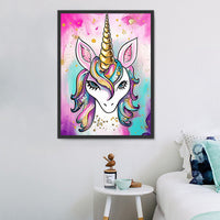 Licorne Diy Kits Acrylique Peintures Par Numéros Pour Adulte Enfant MJ1675