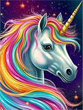 Licorne Diy Kits Acrylique Peintures Par Numéros Pour Adulte Enfant MJ1678
