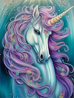Licorne Diy Kits Acrylique Peintures Par Numéros Pour Adulte Enfant MJ1680