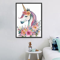 Licorne Diy Kits Acrylique Peintures Par Numéros Pour Adulte Enfant MJ1691