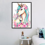 Licorne Diy Kits Acrylique Peintures Par Numéros Pour Adulte Enfant MJ1692