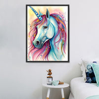 Licorne Diy Kits Acrylique Peintures Par Numéros Pour Adulte Enfant MJ1693