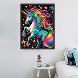 Licorne Diy Kits Acrylique Peintures Par Numéros Pour Adulte Enfant MJ1697