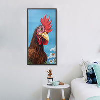 Poulet Diy Kits Acrylique Peintures Par Numéros Pour Adulte Enfant MJ1709