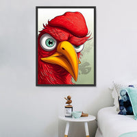 Poulet Diy Kits Acrylique Peintures Par Numéros Pour Adulte Enfant MJ1710