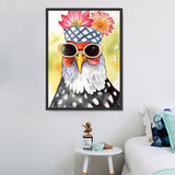 Poulet Diy Kits Acrylique Peintures Par Numéros Pour Adulte Enfant MJ1714