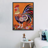 Poulet Diy Kits Acrylique Peintures Par Numéros Pour Adulte Enfant MJ1716