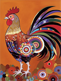 Poulet Diy Kits Acrylique Peintures Par Numéros Pour Adulte Enfant MJ1716