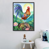 Poulet Diy Kits Acrylique Peintures Par Numéros Pour Adulte Enfant MJ1718