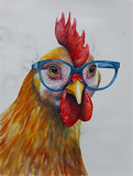 Poulet Diy Kits Acrylique Peintures Par Numéros Pour Adulte Enfant MJ1719