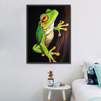 Grenouille Diy Kits Acrylique Peintures Par Numéros Pour Adulte Enfant MJ1925