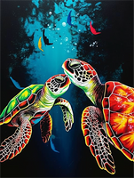 Tortue Diy Kits Peintures Par Numéros MJ1986