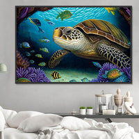 Tortue Diy Kits Peintures Par Numéros MJ1994