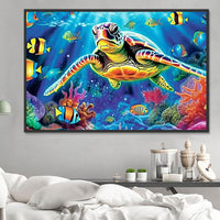 Tortue Diy Kits Peintures Par Numéros MJ1995