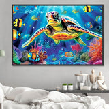 Tortue Diy Kits Peintures Par Numéros MJ1995