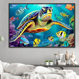 Tortue Diy Kits Peintures Par Numéros MJ1996