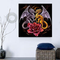 Dragon Diy Kits Acrylique Peinture Par Numéros Pour Adulte Enfant MJ2100