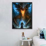 Dragon Diy Kits Acrylique Peinture Par Numéros Pour Adulte Enfant MJ2108