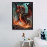 Dragon Diy Kits Acrylique Peinture Par Numéros Pour Adulte Enfant MJ2109