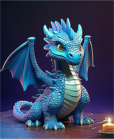 Dragon Diy Kits Acrylique Peinture Par Numéros Pour Adulte Enfant MJ2110