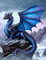 Dragon Diy Kits Acrylique Peinture Par Numéros Pour Adulte Enfant MJ2112