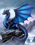 Dragon Diy Kits Acrylique Peinture Par Numéros Pour Adulte Enfant MJ2112
