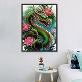 Dragon Diy Kits Acrylique Peinture Par Numéros Pour Adulte Enfant MJ2123