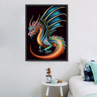 Dragon Diy Kits Acrylique Peinture Par Numéros Pour Adulte Enfant MJ2126