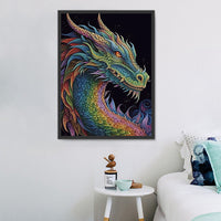 Dragon Diy Kits Acrylique Peinture Par Numéros Pour Adulte Enfant MJ2129