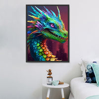 Dragon Diy Kits Acrylique Peinture Par Numéros Pour Adulte Enfant MJ2131