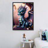 Dragon Diy Kits Acrylique Peinture Par Numéros Pour Adulte Enfant MJ2136