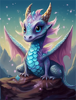 Dragon Diy Kits Acrylique Peinture Par Numéros Pour Adulte Enfant MJ2138