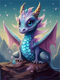 Dragon Diy Kits Acrylique Peinture Par Numéros Pour Adulte Enfant MJ2138