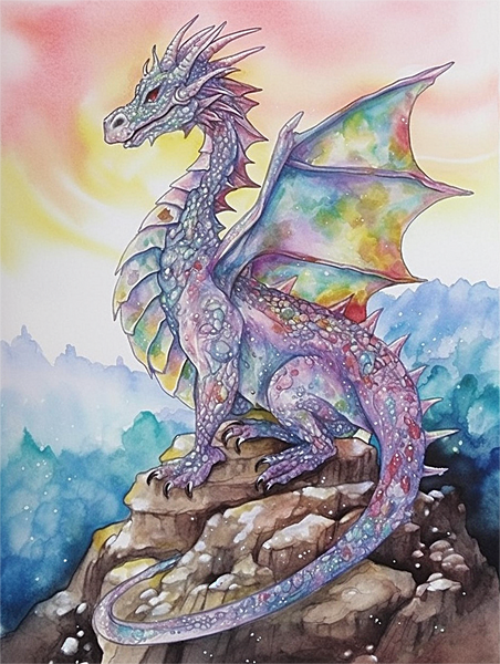 Dragon Diy Kits Acrylique Peinture Par Numéros Pour Adulte Enfant MJ2139