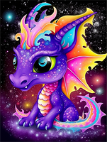 Dragon Diy Kits Acrylique Peinture Par Numéros Pour Adulte Enfant MJ2143