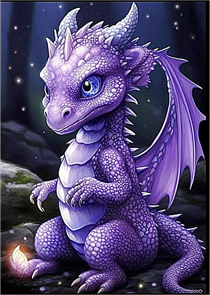 Dragon Diy Kits Acrylique Peinture Par Numéros Pour Adulte Enfant MJ2147